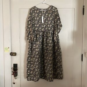 NWT PROTOTYPE SAMPLE SALE Runaway Bicycle Oversized Floral Dress